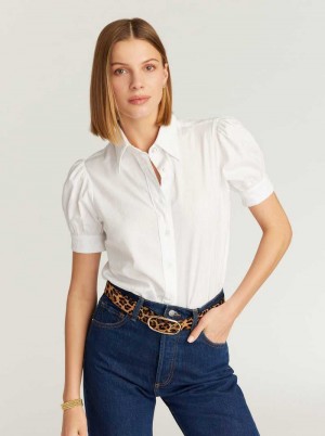 Robert Graham Angie Shirt Albi | 584732-YPF
