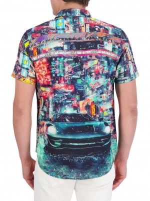 Robert Graham Boreal Short Sleeve Button Down Shirt Multi | 769813-XYN