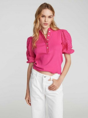 Robert Graham Brinley Shirt Magenta | 825397-KBN