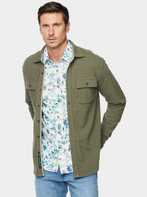 Robert Graham Brunner Long Sleeve Knit Albastri | 826537-SOJ