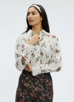 Robert Graham Carrie Shirt Albi | 573910-UAL
