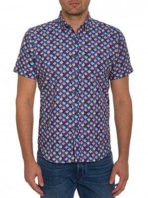 Robert Graham Clyford Short Sleeve Button Down Shirt Multi | 732198-NTR