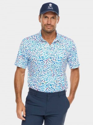 Robert Graham Color Play Short Sleeve Knit Polo Albi | 527964-BHP