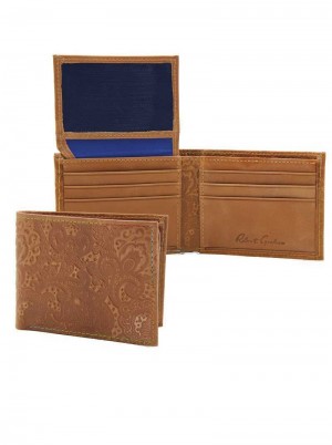 Robert Graham Current Slimfold Wallet Tan | 692413-QDF