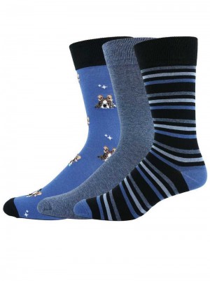 Robert Graham Frenchie 3 Pack Socks Multi | 308264-AIJ