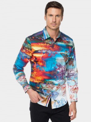 Robert Graham Inverness Long Sleeve Button Down Shirt Multi | 149026-YGL
