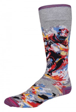 Robert Graham Knightsbridge Sock Gri | 715624-JYB