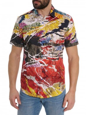 Robert Graham Laredo Short Sleeve Button Down Shirt Multi | 174638-UIQ