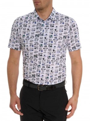 Robert Graham License To Chill Polo Albi | 605193-JWY