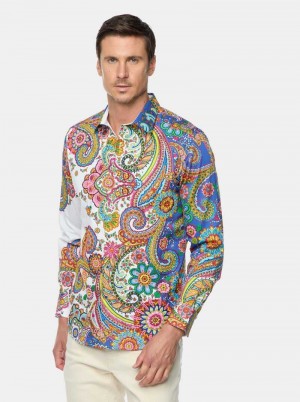 Robert Graham Limited Edition Dprops Long Sleeve Button Down Shirt Tall Tall | 972814-PRQ