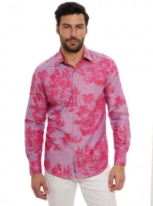 Robert Graham Limited Edition Endless Dreams Long Sleeve Button Down Shirt Tall Roz | 437912-PIU