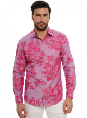 Robert Graham Limited Edition Endless Dreams Long Sleeve Button Down Shirt Big Roz | 439106-EOY