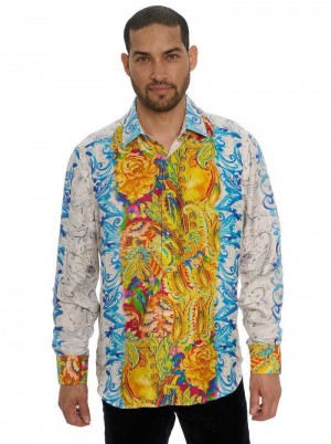 Robert Graham Limited Edition The B Hudson Long Sleeve Button Down Shirt Multi | 569247-KWX
