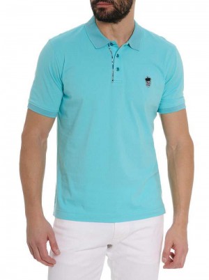 Robert Graham Lucifer Polo Albastri | 287934-EOV