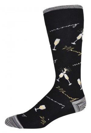Robert Graham Merry & Cheers Sock Negrii | 560713-HGZ