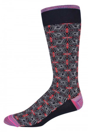 Robert Graham Midland Sock Bleumarin | 054618-RBS