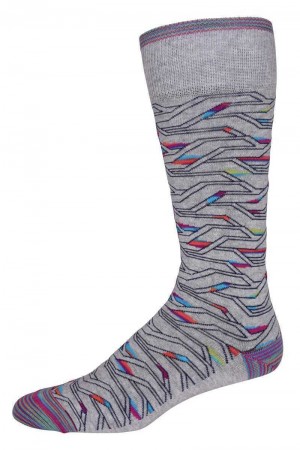 Robert Graham Montes Sock Gri | 026573-PWV
