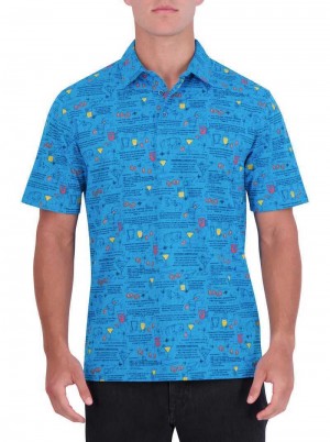 Robert Graham Negroni Polo Albastri Deschis | 914065-RLK