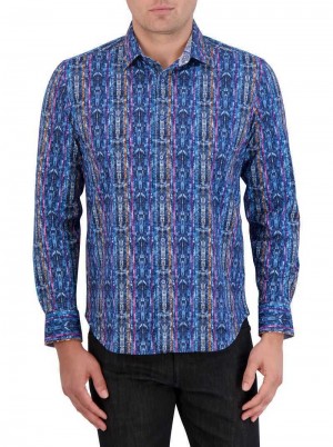 Robert Graham Oasis Motion Long Sleeve Knit Shirt Multi | 481026-MKR
