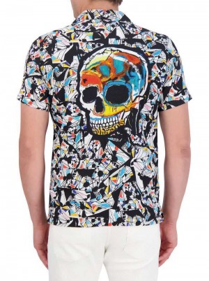 Robert Graham Omura Short Sleeve Button Down Shirt Multi | 801579-JZD