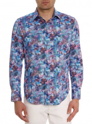 Robert Graham Outer Banks Long Sleeve Button Down Shirt Multi | 876532-JCL