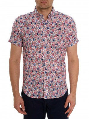 Robert Graham Padar Short Sleeve Button Down Shirt Multi | 108749-UEA