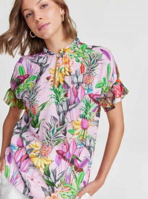 Robert Graham Paige Shirt Multi | 021957-FBI