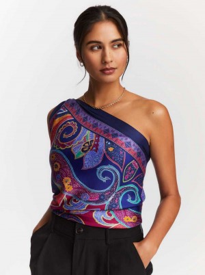 Robert Graham Paisley Swirl Silk Scarf Multi | 218654-GJD