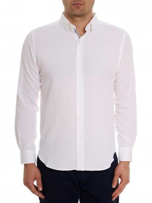 Robert Graham Reid Long Sleeve Button Down Shirt Albi | 258307-TQZ