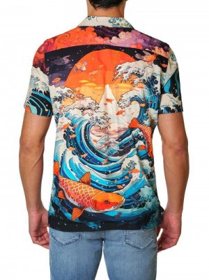 Robert Graham Ride The Wave Short Sleeve Button Down Shirt Multi | 982534-XRG