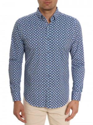 Robert Graham Senan Long Sleeve Knit Shirt Multi | 807165-ILD