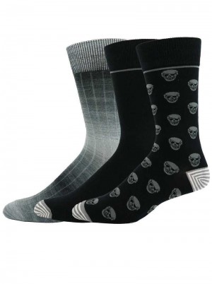 Robert Graham Skull 3 Pack Socks Multi | 108736-DFP