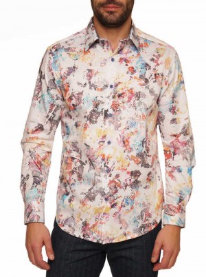 Robert Graham Splash Of Color Long Sleeve Button Down Shirt Multi | 863109-KAL
