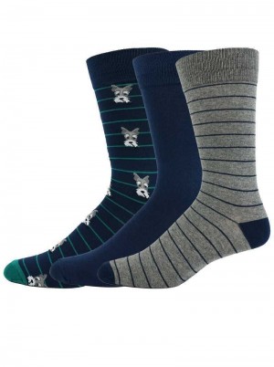 Robert Graham Terrier 3 Pack Socks Multi | 693702-WMA