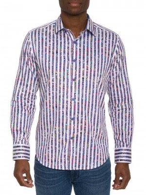 Robert Graham Tonale Long Sleeve Button Down Shirt Multi | 562879-CTK