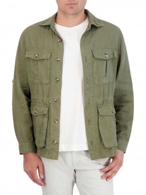 Robert Graham Weston Sahara Jacket Masline Verzi | 859620-LUI